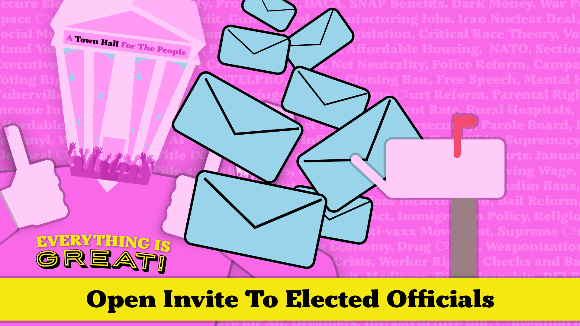 Open Invitation To Elected Officials