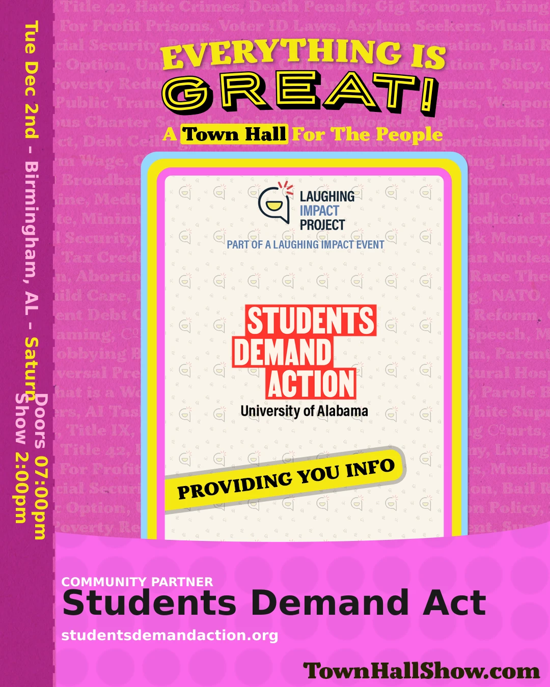 Students Demand Action - Tuscaloosa Chapter