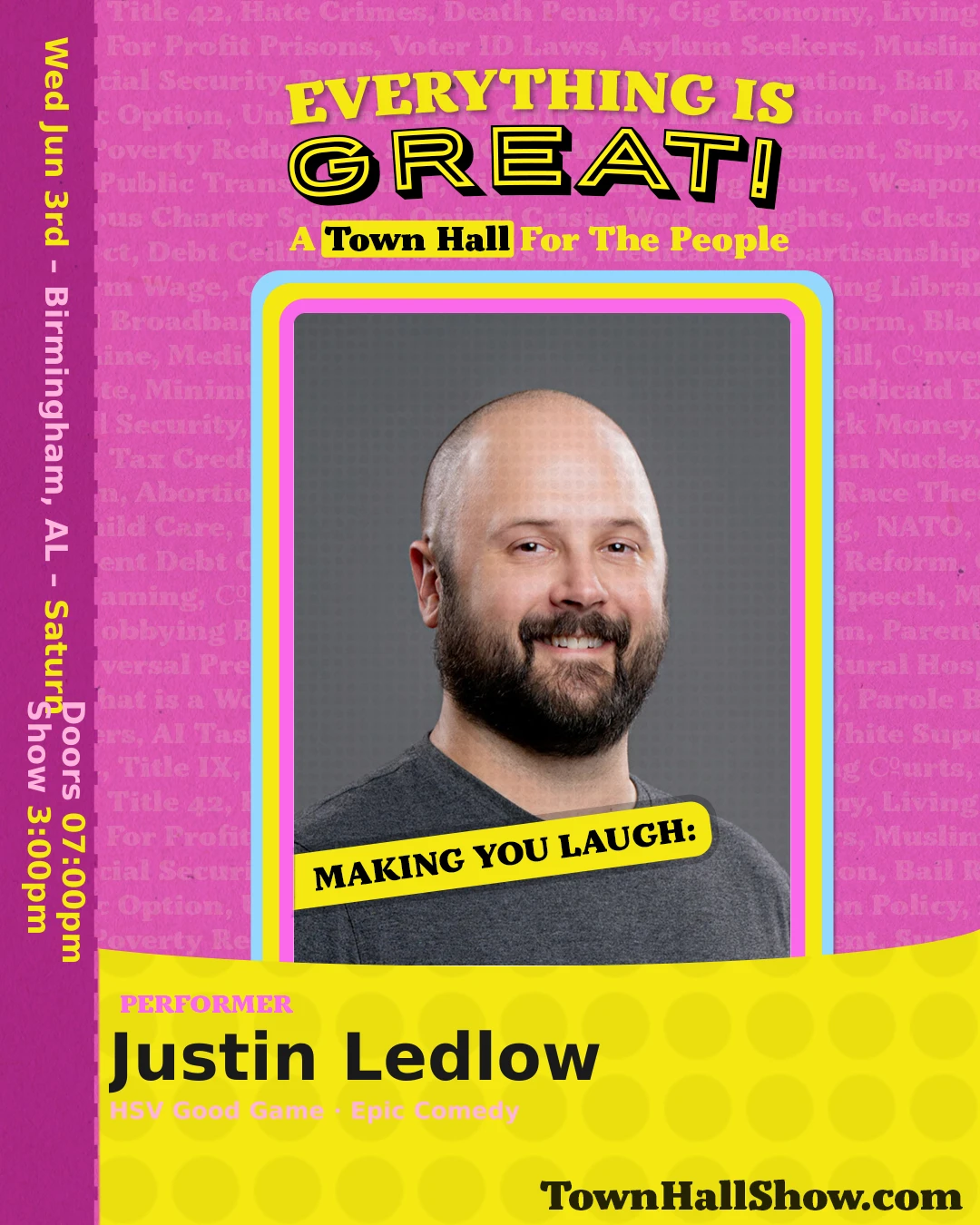 Just Ledlow — Performer