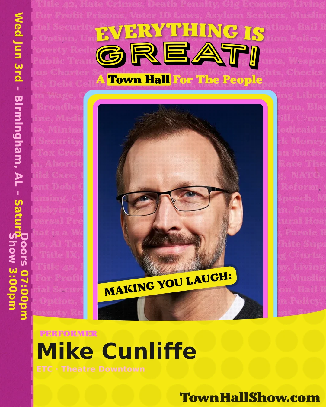 Mike Cunliffe — Performer